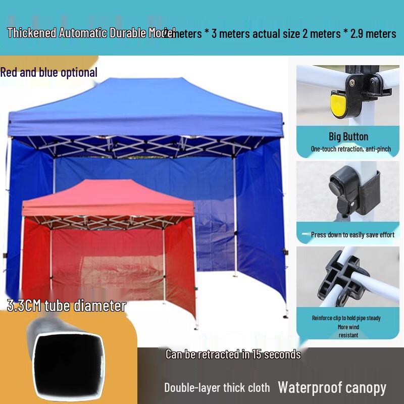 Heavy-Duty Folding Outdoor Pop-Up Canopy