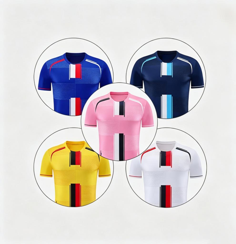Custom Men's Soccer Jersey Most Popular 100% Polyester Breathable Short Sleeve Plus Size Sublimation Quick Dry
