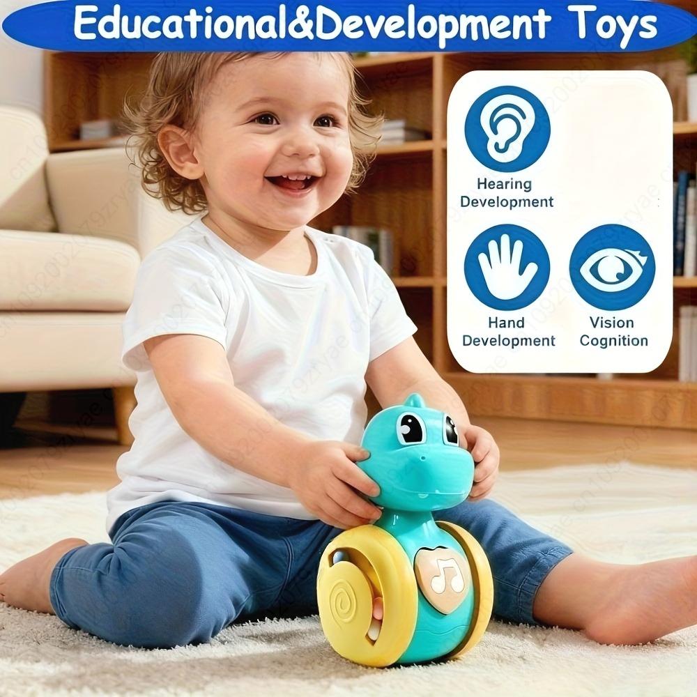 Tumbler Children's Early Education Toys Baby Soothing and Coaxing Babies Cartoon Modeling Cute Little Dinosaurs
