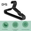 15 шт. вешалок для одежды с широкими выемками для плечиков, устойчивые к деформации, прочные, несущих нагрузку, экономящие место, сушилки для одежды