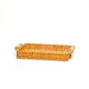 Madly Snack & Fruit Tray - Handwoven Rattan Storage Basket for Living Room