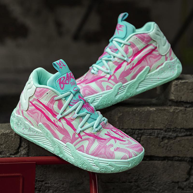 Баскетбольные кроссовки мужские и женские, издающие звук трения, нескользящие, износостойкие, высокие, для игры на цементном покрытии, амортизирующие, спортивные, повседневные