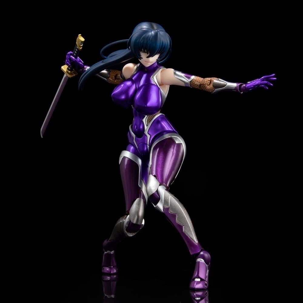 Second Axe Taimanin Asagi SECOND HENTAI ACTION Metallic Version Figure
