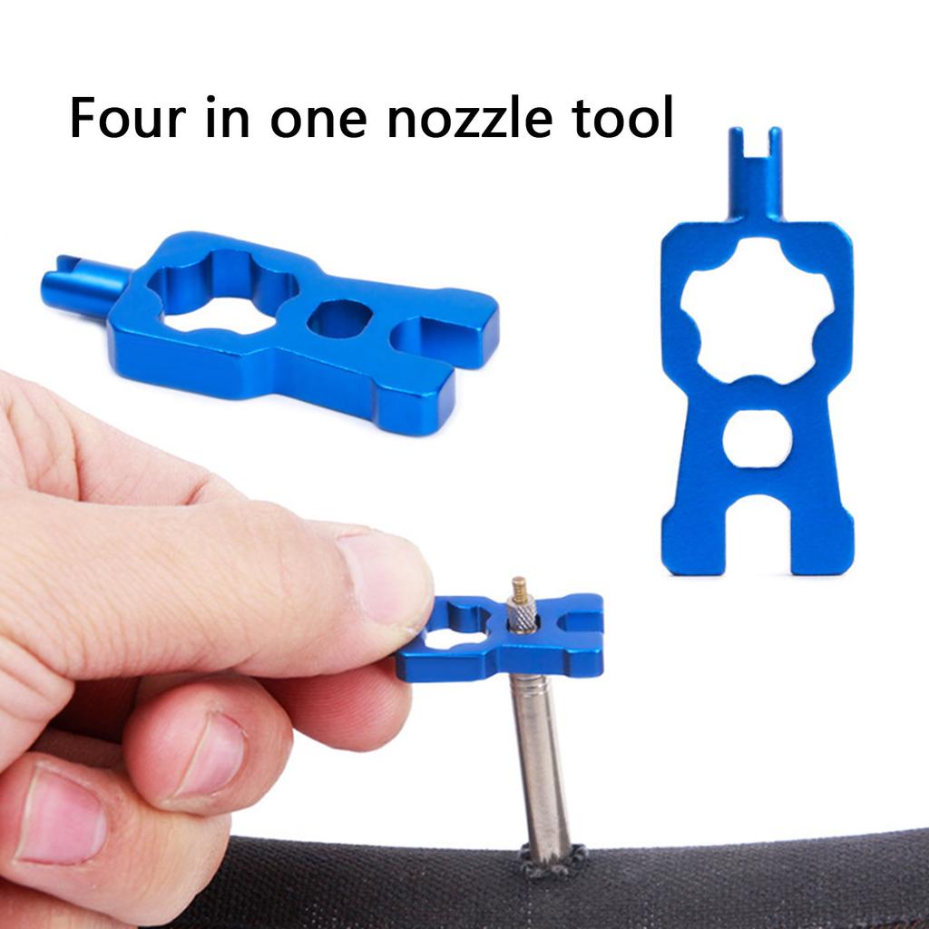 Портативный ключ для вентиля велосипеда, ключ для установки насадки для шин, инструменты для сердечника клапана, ключ для снятия вентиля шоссейного велосипеда