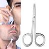 Многофункциональные стальные ручные ножницы для стрижки волос в носу, головка ножниц, инструмент для стрижки B X6E4