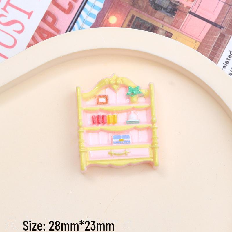 Аксессуары из цветной смолы: Сделай сам книжный шкаф с мультяшным рисунком, чехол для телефона с кремовым клеем, украшения из шпилек