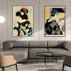 Solid Wood Frame Japanese Ito Shinsui Geisha Painting On Canvas Wall Art Poster And Prints Lip Stick Kitagawa Vintage Wall Decor For Living Room