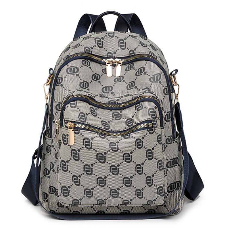 Винтажный принтованный маленький рюкзак женский рюкзак дорожная сумка