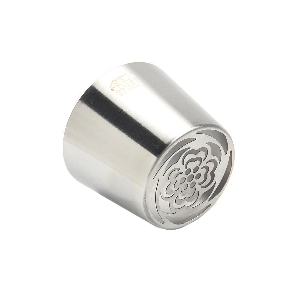 Нержавеющая сталь Цветок Выдавливание Рот Бытовая Выпечка Инструменты Креативный Кончик Глазури Кондитерские Трубки Насадка Кухонные Гаджеты Аксессуары