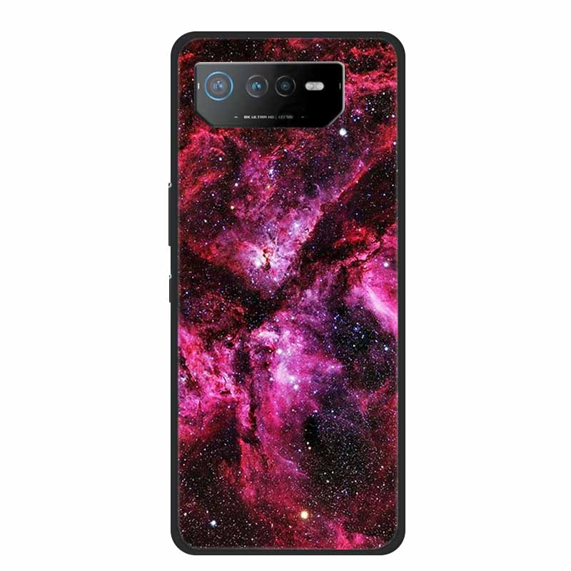 Чехол для телефона Asus ROG Phone 6D Ultimate Задняя крышка Черный ТПУ Силикон Мягкий Чехол Для Asus ROG Phone 6 Pro Чехол Phone6 Pro