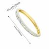 Small Floral Chinese Flower Bangle Enamel Women's Hand Bracelet Vintage Cloisonne Bangle  Ladies