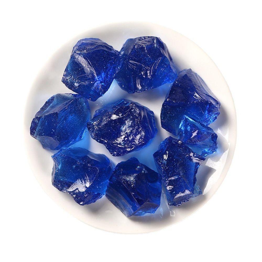 Handmade Home Decor Diffuser Stone Ornaments Fish Tank Decor Healing Crystals Glass Original Stone