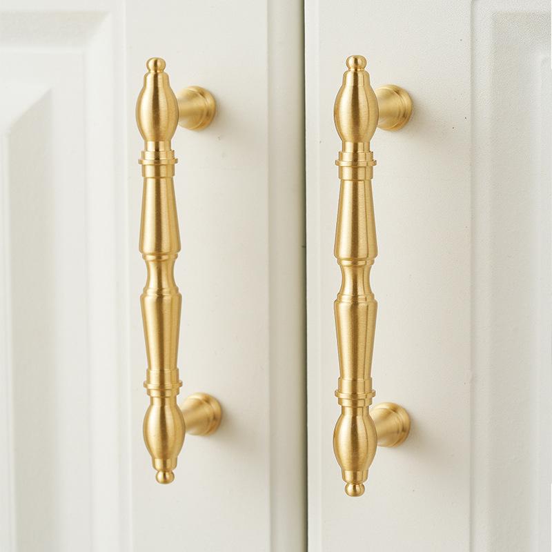 New Design Solid Antique Brass Handle Knobs Home Decorative Hardware Cabinet Drawer Handles
