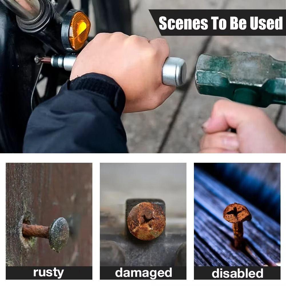Hand Tools 7/13pcs Manual Impact Screwdriver Nut Strike Impact Driver  Disengage Frozen Bolts