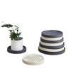 1PC Removable Flower Pot Tray Mobile Pallet Bucket Transfer Base Round Tree Flower Planter Stand Thickened Plastic Planter Tray