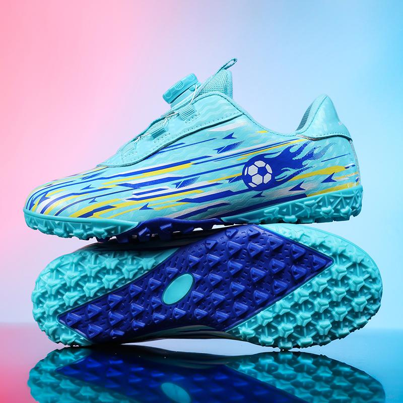 Новые Детские Футбольные Полевые Бутсы Мальчики Девочки Indoor Soccer Shoes Общество Футзал Нескользящие Профессиональные Быстрые Мужские Футбольные Шиповки Кроссовки