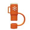 Силиконовый чехол для соломинки, брызгозащищенный соломенный пылезащитный колпачок, аксессуары для чашек, соломенный топпер, украшение из соломы