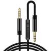 Mic Headphone Cord Gold-plated Plug Volume control Aux Cable Car Aux Cord Audio Wire Audio Cable