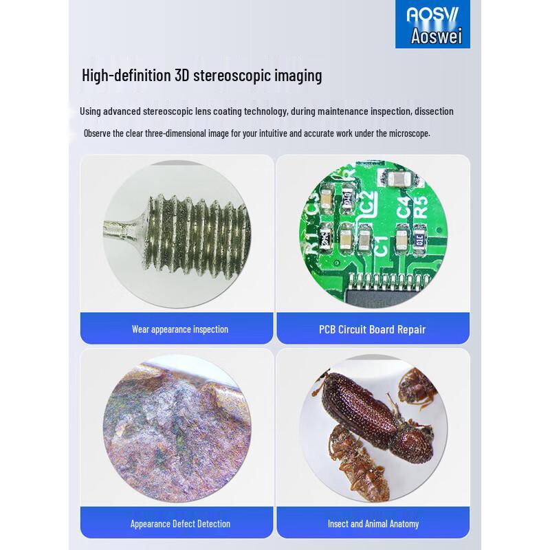AOSVI Professional Stereo Zoom Microscope