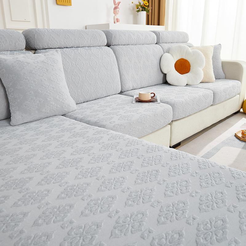 Matcha Green Sofa Cover All-inclusive Universal Cushion New Style Three-seater and One Imperial Concubine Non-slip Elastic Sofa Cover