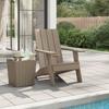 VidaXL Garden Chair Adirondack Light Brown 75x88.5x89.5 Cm PP 364175