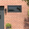 Basement Window RISOR 120 x 60 cm PVC and Glass Anthracite