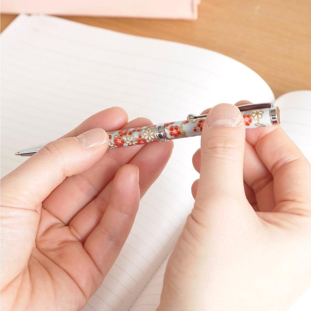 Mino Washi Ballpoint Oil Thin Japanese Made In Twist Luxury Yuzen Craftsman 32 Types Light Pen, Based, 0.7 Shaft, Pattern, Japan, Type, Pattern,