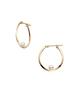 Earrings K18 Yellow Gold Akoya Pearl Hoop AGVA1174 PA [Official] [Vendome Aoyama]