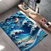 Dreamy ocean night sky carpet Yoga living room room decor children's crawling mat doormat area rug games mat