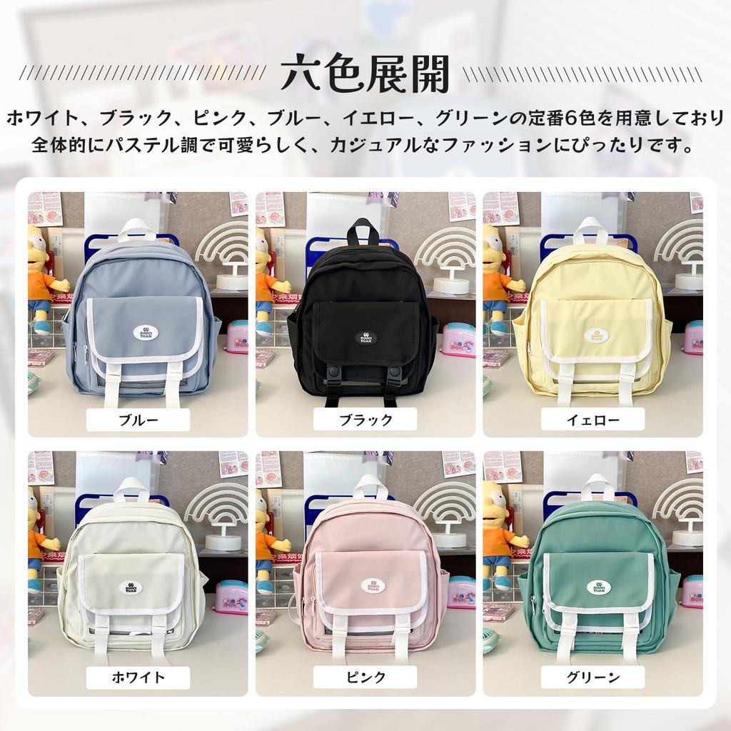 Ita Ita Mini Oshikatsu Oshikatsu Deco Cute Movable Transparent Removable Front TB06 [Manatsulife] Bag, Itaba, Backpack, Backpack, Women's, Bag,