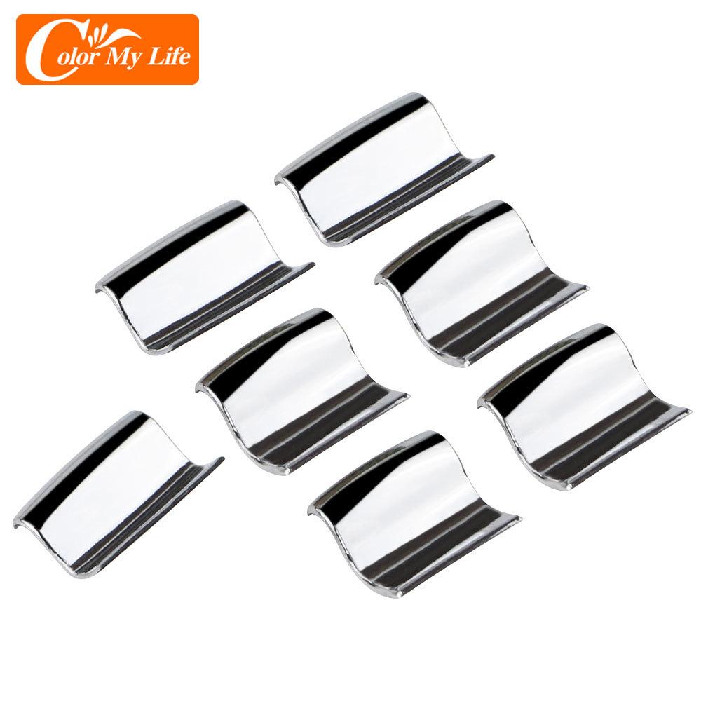 Color My Life ABS Chrome Interior for Lexus CT200H ES300H 7Pcs/Set Windows Lifter Switch Button Decoration Trim