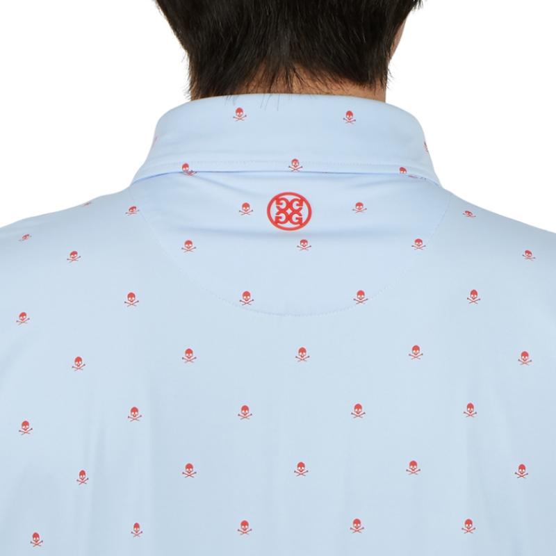 Galleria G Fore Golf Wear Мужская футболка с воротником и коротким рукавом G4mS23k361a Sky