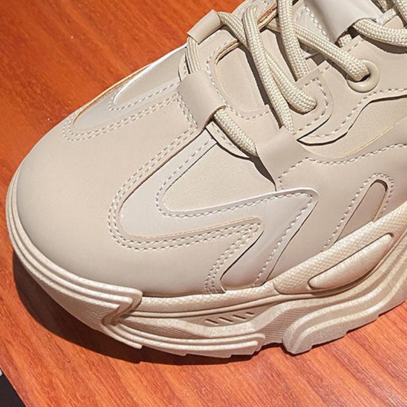 Dad Shoes Women's Spring and Autumn New Women's Shoes All-match Thick-soled White Sneakers Fashion Casual Shoes