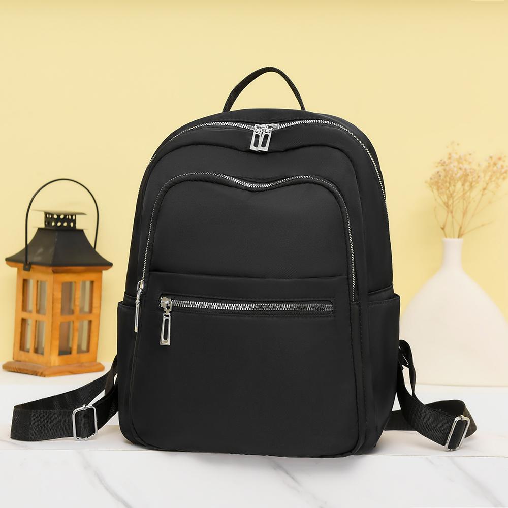 Рюкзак на молнии. Женский легкий рюкзак. Рюкзак для путешествий большой емкости.