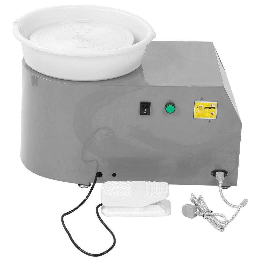 Бытовая машина для формовки керамики с переменной скоростью, детское керамическое устройство, инструмент для лепки из глины 250WGray AU