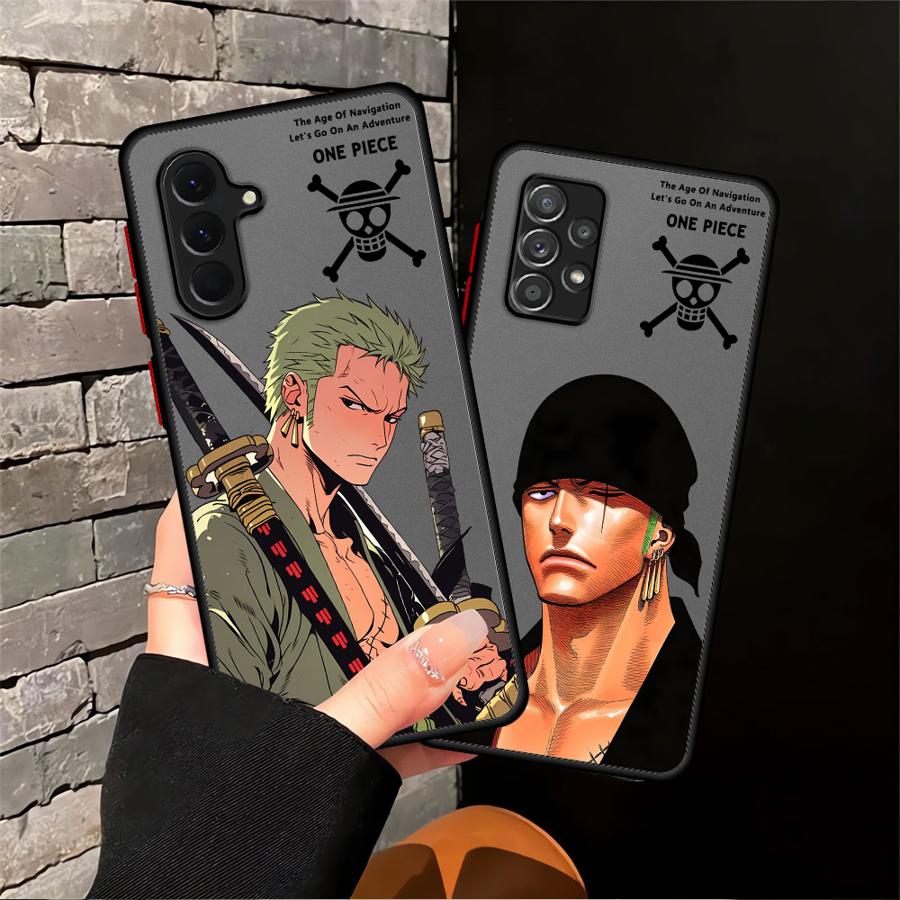 Крутой чехол One Piece Zoro для Samsung Galaxy A17 A52 A34 A36 A53 A14 A23 A52S A72 A16 A15 A35 A73 A33 A56 A55 A54