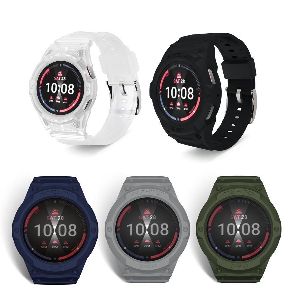 TPU рамка чехол защитный ремешок для часов ремешок для Samsung Galaxy Watch 7/6/5/4/FE 40 мм 44 мм ремешок бампер чехол