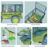 Children Dinosaur Transport Car Toy Oversized Inertial Cars Carrier Truck Toy Pull Back Vehicle With Dinosaur Gift For Kids Boy