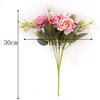DIY Party Decoration Vintage Silk Artificial Flowers Small Rose Wedding Fake Flowers Festival Supplies Home Decor Bouquet