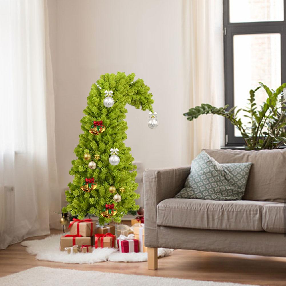 35 футов предварительно освещенная рождественская елка с металлической подставкой, искусственные белые рождественские теплые украшения, Wh H2C6