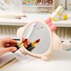 Cartoon Decorative Mirror Folding Mirror Desktop Standing Makeup Mirrors for Student Dormitory Supplies Wall-mounted Mirrors