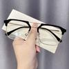 Men Women Vision Care Square Ultra Light Frame Eye Protection Myopia Glasses Business Eyeglasses