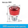 Mushroom Metal Emergency Stop Button, Self-Locking, Ultra-Short, Power Cutoff, 16/19/22mm