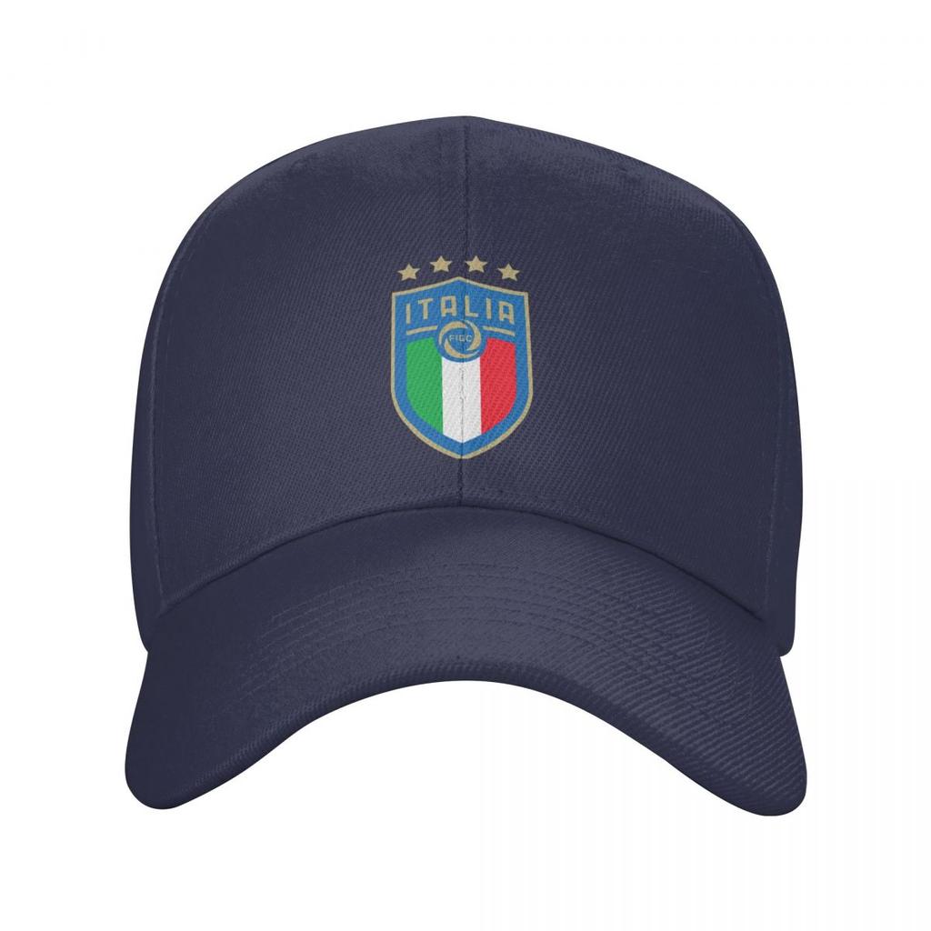 Personalized Italia Figc Baseball Cap for Unisex Women Breathable Italian Football Gift Dad Hat Outdoor