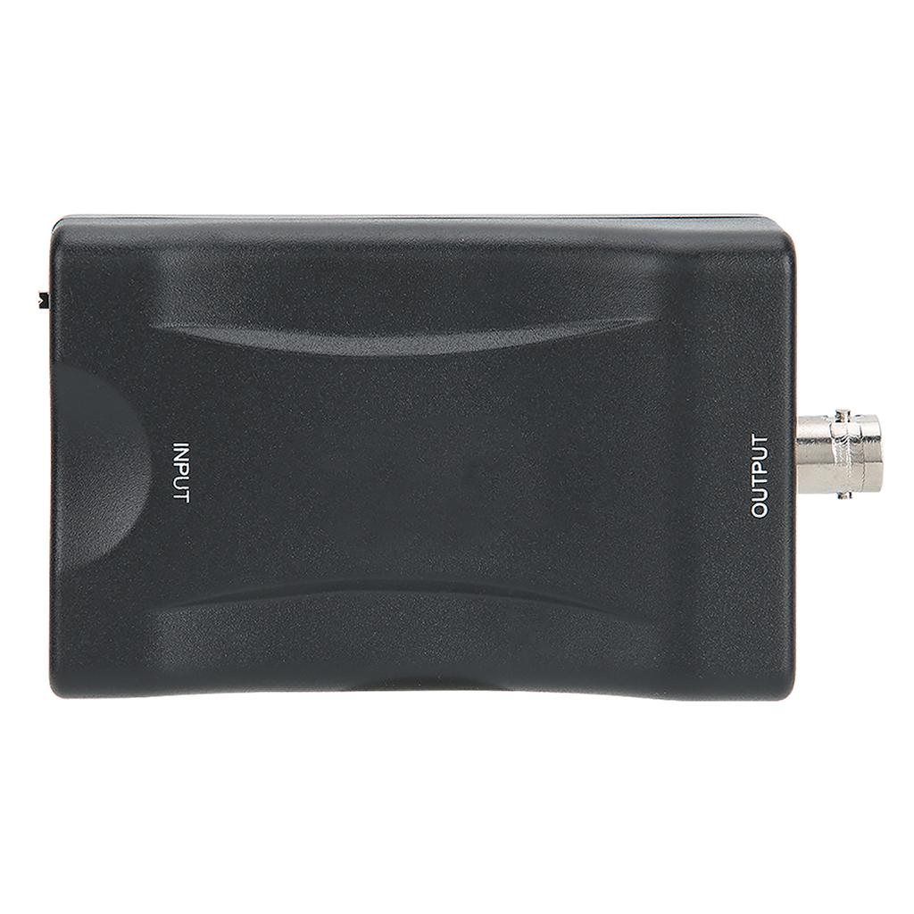 Черный видеоконвертер HDMI в BNC, совместимый с системами PAL NTSC для DVD-рекордера