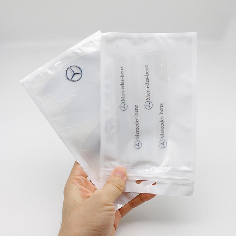 CRI1Clear PVC Transparent Car Door Handle Bowl Protector Film For Mercedes Benz AMG W204 W205 W177 Auto Refit Accessories W117 W222
