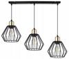 Hanging Lamp, Ceiling Chandelier, Wire Shade, Led