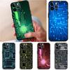Чехол для телефона Чехол для телефона для Apple iPhone 17 Pro Max Air 17e 13 XR XS MAX 14 16 11 12 15 Pro 7 8 Ретро Печатная плата