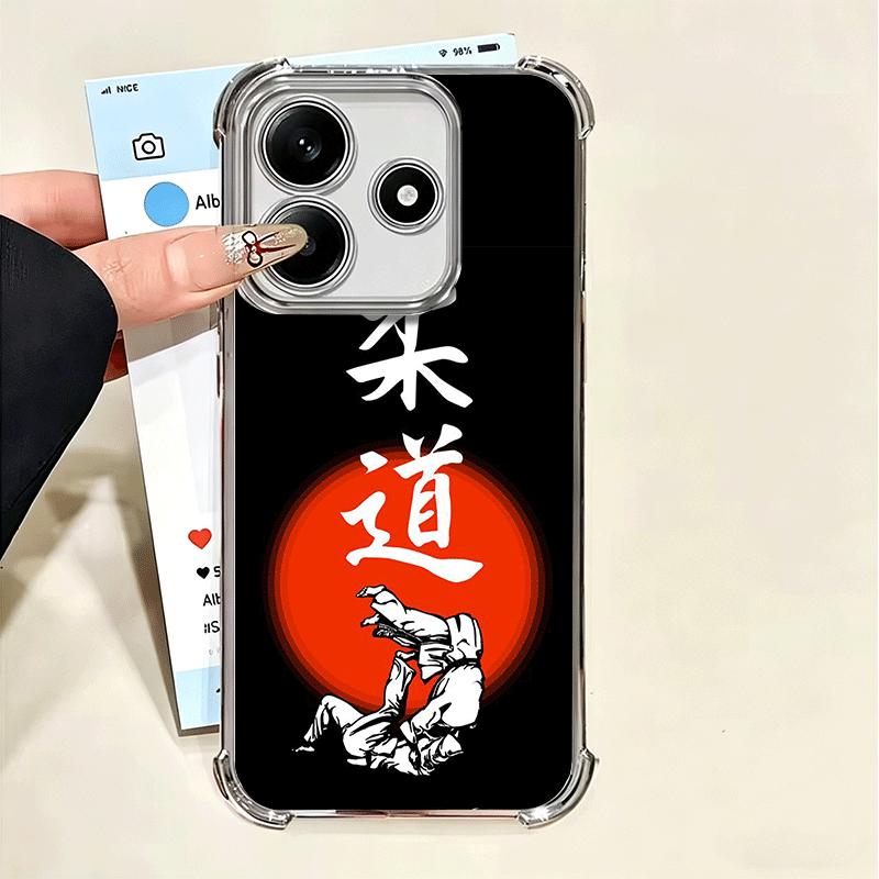 Чехол для телефона с бразильским покрытием Judo Jiu Jitsu BJJ для Xiaomi Poco X5 X6 X7 X8 Pro Max F8 Ultra F7 M8 M7 M5S Redmi 15C 15 14C 13C 1