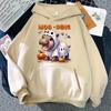 Смешной Хэллоуин Moo Deng Hoodie Fashion Unisex Harajuku Aesthetic Kawaii Hoodies Unisex Осень Зима Пуловер Толстовки Толстовка